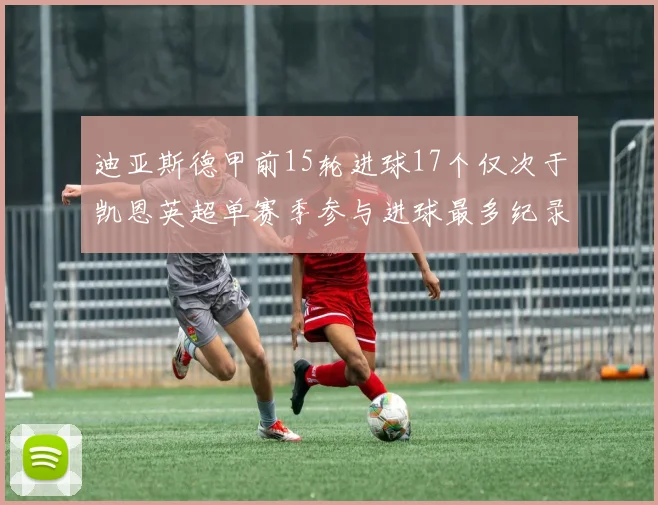 迪亚斯德甲前15轮进球17个仅次于凯恩英超单赛季参与进球最多纪录为18个